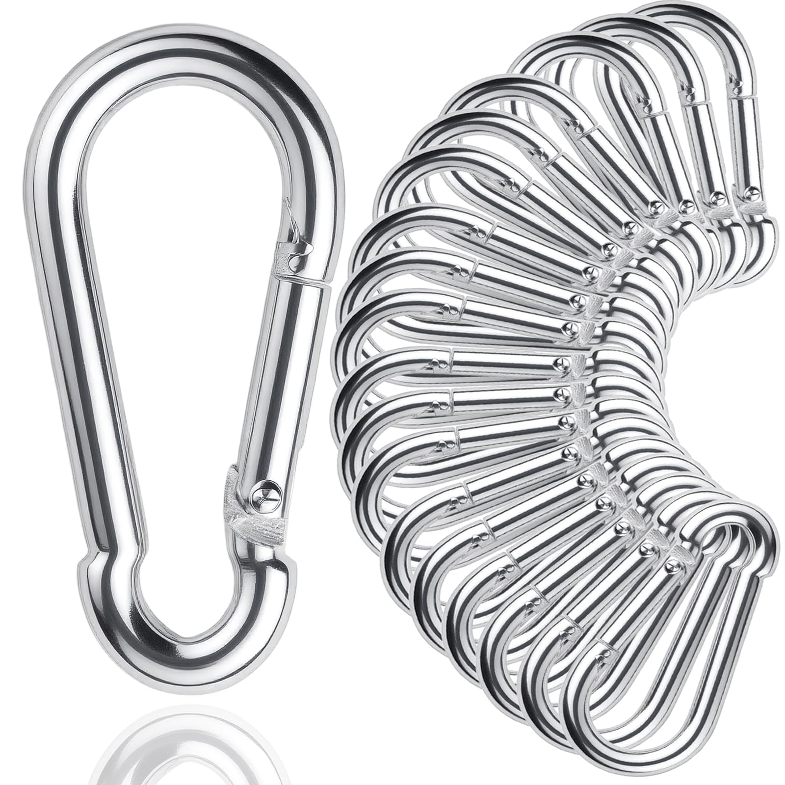 Amazon.com: 30Pack Heavy Duty Spring Snap Hooks 4Inch, 3/8